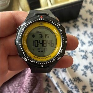 Highgear black and Yellow Digital Watch